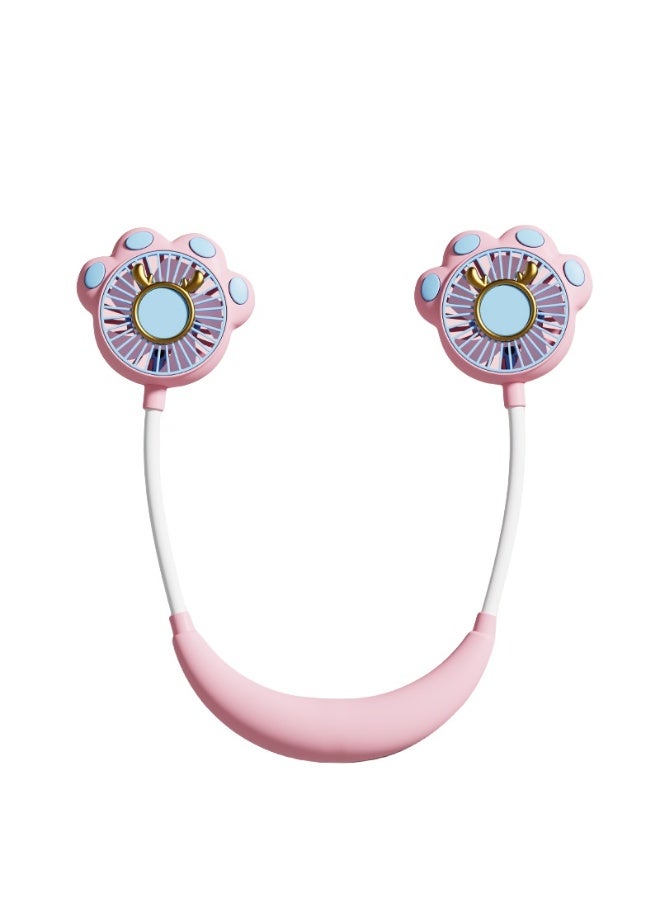 Nariele New USB Creative Hose Folding Portable Two speed Wind Lazy Hanging Neck Fan