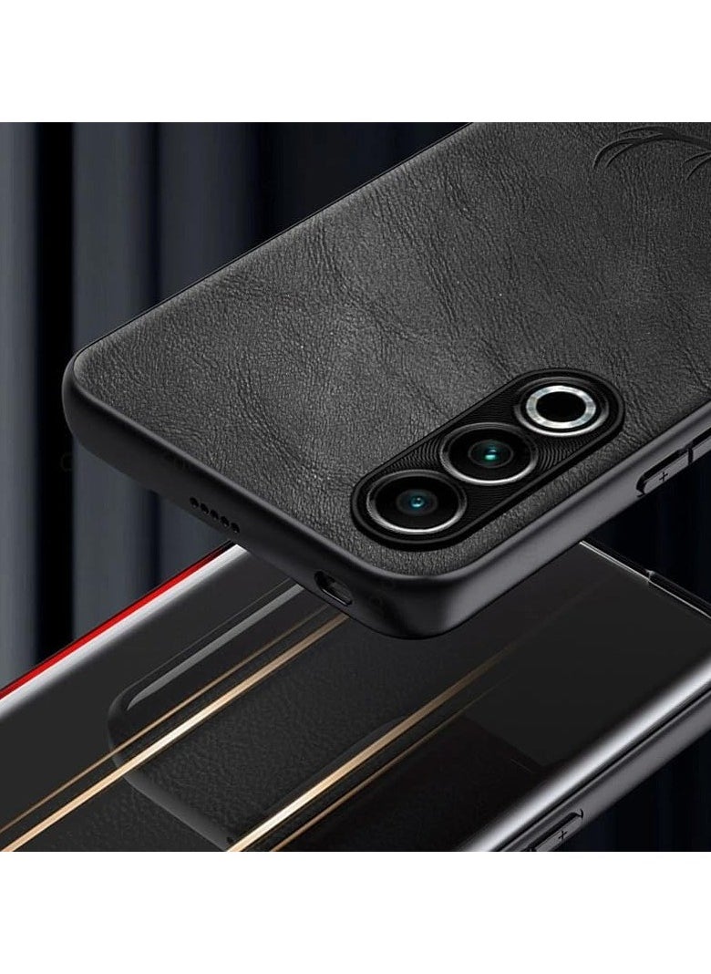 Case Compatible with OnePlus Nord CE 4, Ultra-Thin Deer Pattern Leather Back Case Silicone Soft Edge Shockproof Full Body Protective Cover Case