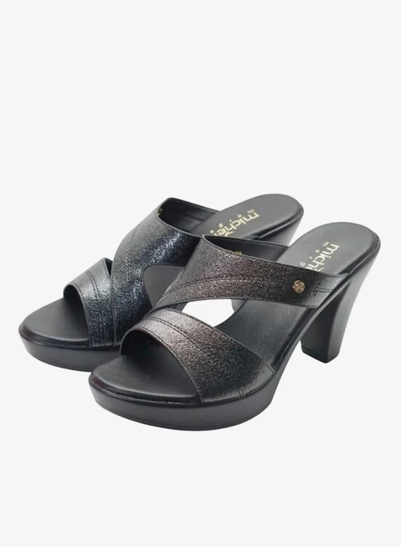 Michelle Morgan 092-3056 Michelle Morgan Ladies High Heel Sandals 514RL517 Black