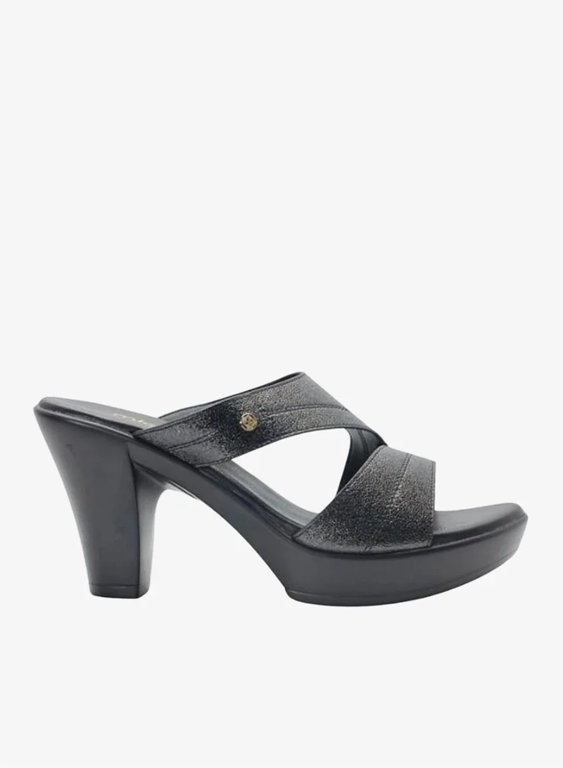 Michelle Morgan Black 092-3056 Michelle Morgan Ladies High Heel Sandals 514RL517 Black for Women | Best Price UAE