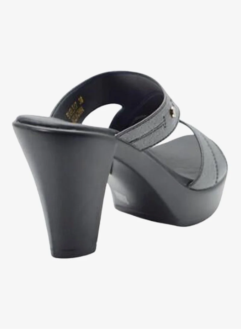Michelle Morgan Black 092-3056 Michelle Morgan Ladies High Heel Sandals 514RL517 Black for Women | Best Price UAE