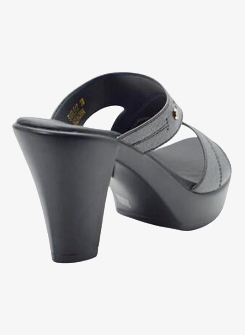 ميشيل مورجان 092-3056 Michelle Morgan Ladies High Heel Sandals 514RL517 Black - Image 4