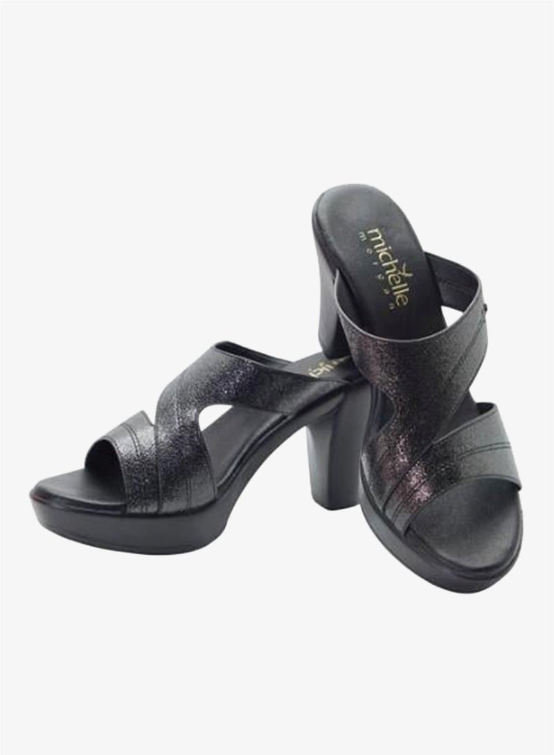 ميشيل مورجان 092-3056 Michelle Morgan Ladies High Heel Sandals 514RL517 Black - Image 2