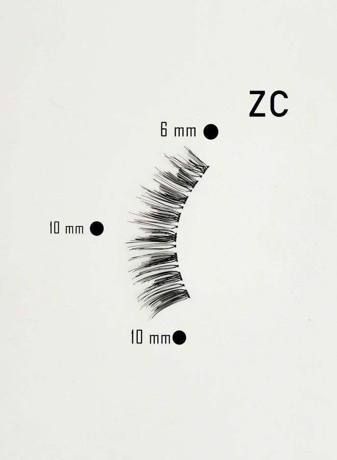 BOBI Curl 12mm Eyelashes for Women - 5 Pairs | Lightweight False Eye Lashes | Made from Vegan Synthetic Hair | Reusable Easy to Fits in Any Eye shape | Wispy ZC Long Natural Fluffy Volume Lashes for Girls - Image 4