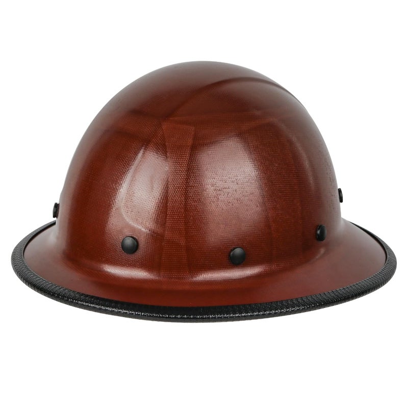 GREEN DEVIL Fiberglass Full Brim Hard Hat OSHA & ANSI Rated Fiber Hardhat for Men with Brim Guard - Image 1