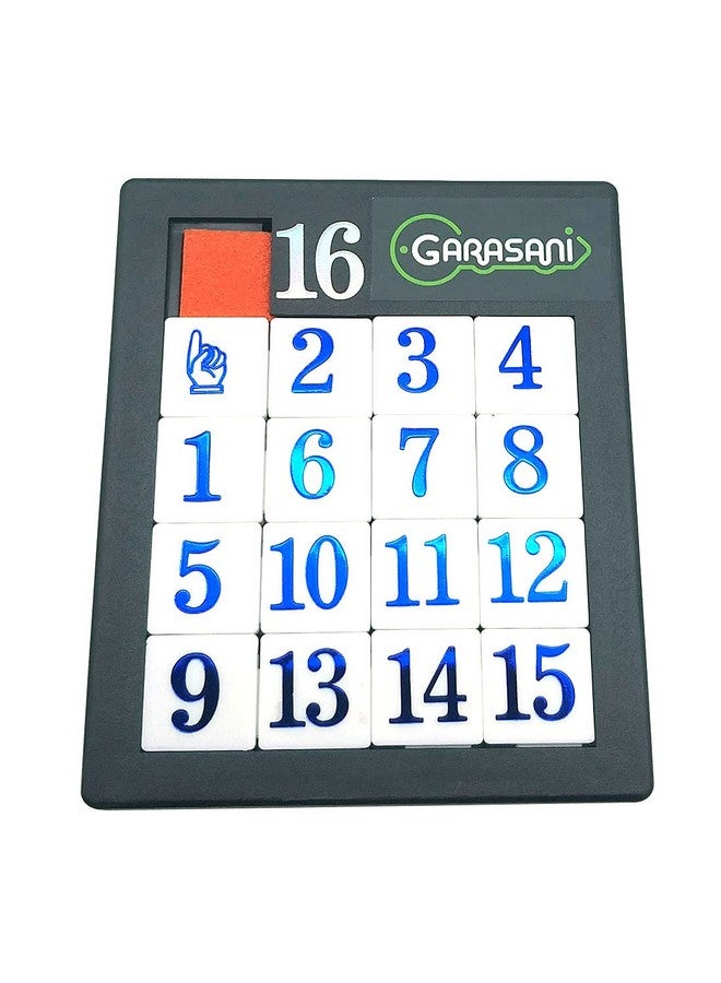 GARASANI Number Slide Puzzle Brain Teaser Iq Game Pack Of 1 (15 Number 1Pcs)  - Image 1