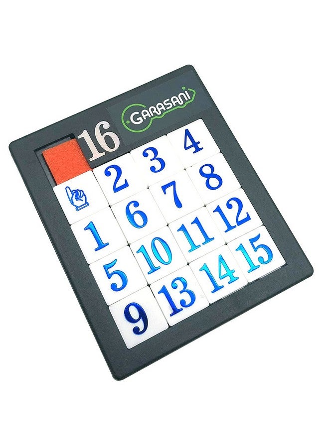 GARASANI Number Slide Puzzle Brain Teaser Iq Game Pack Of 1 (15 Number 1Pcs)  - Image 3