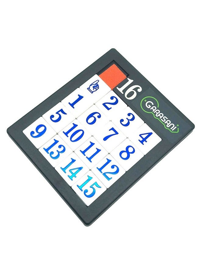 GARASANI Number Slide Puzzle Brain Teaser Iq Game Pack Of 1 (15 Number 1Pcs)  - Image 2
