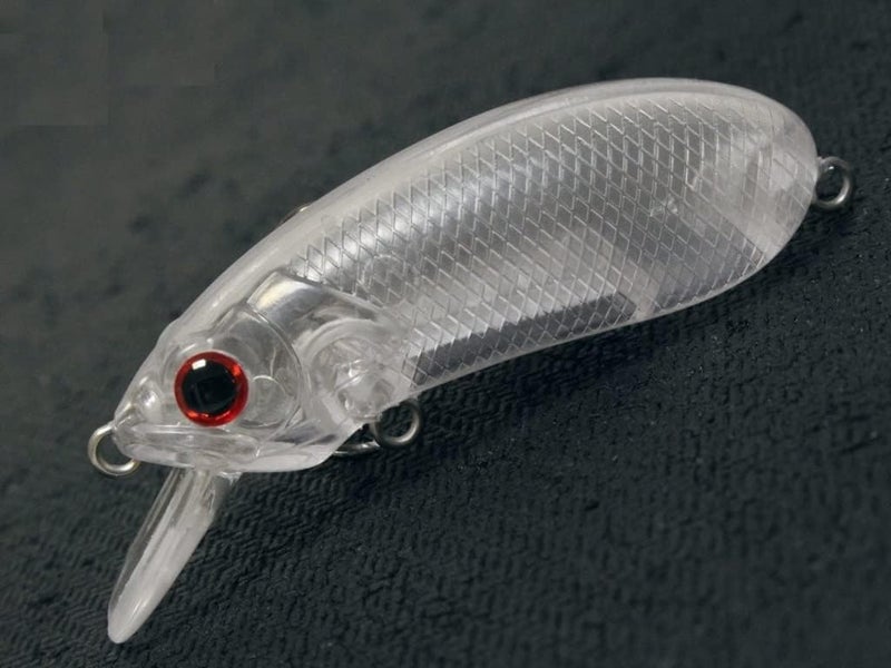 wLure 10 Blank Unpainted Minnow Crankbait Topwater Lipless Jerkbait Fishing Lures - Image 2