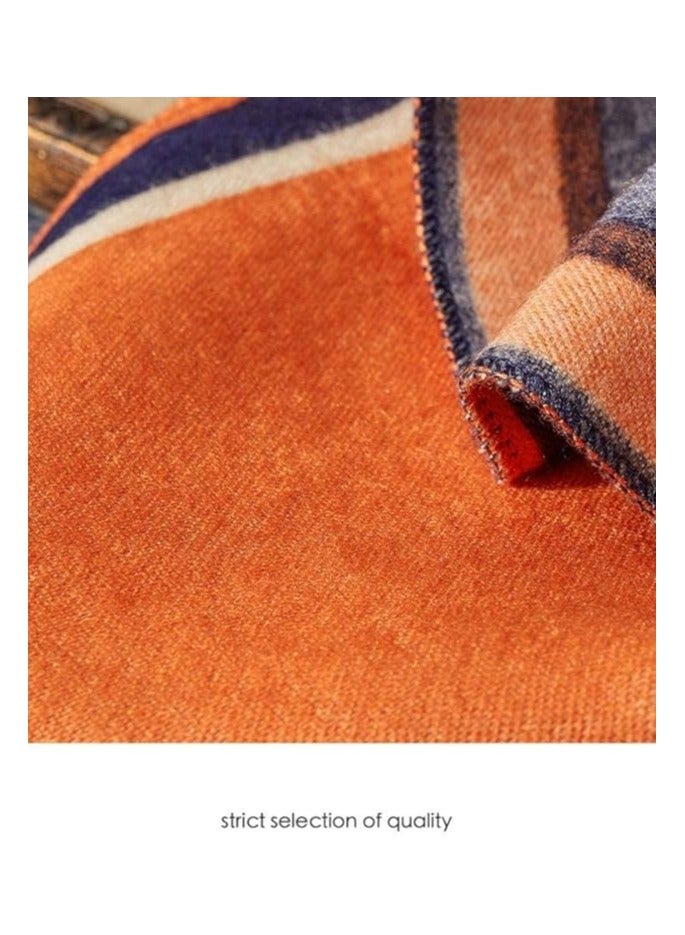 آنا كاب بربر مزيف من صوف الأغنام مع وشاح متعدد الاستخدامات - Image 5