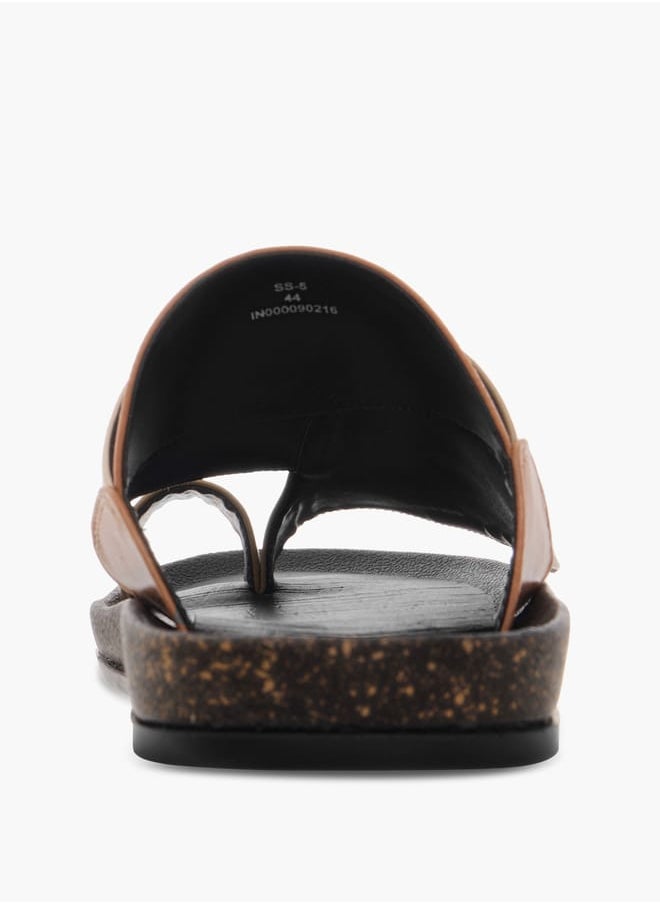 LBL by Shoexpress Men Panelled Slip-On Arabic Sandals  - Image 4