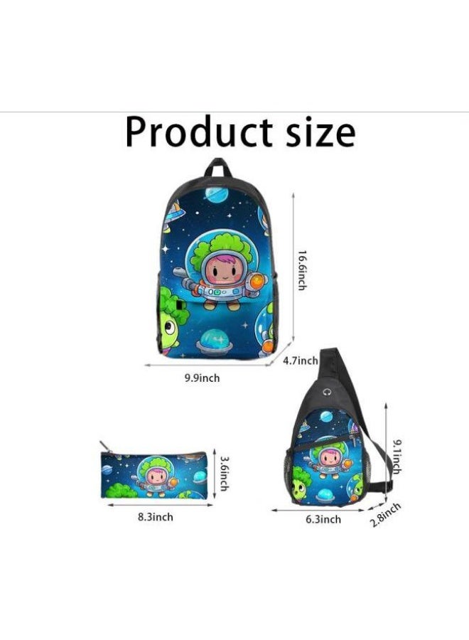 Universal cartoon new three-piece schoolbag - 460 - Image 2