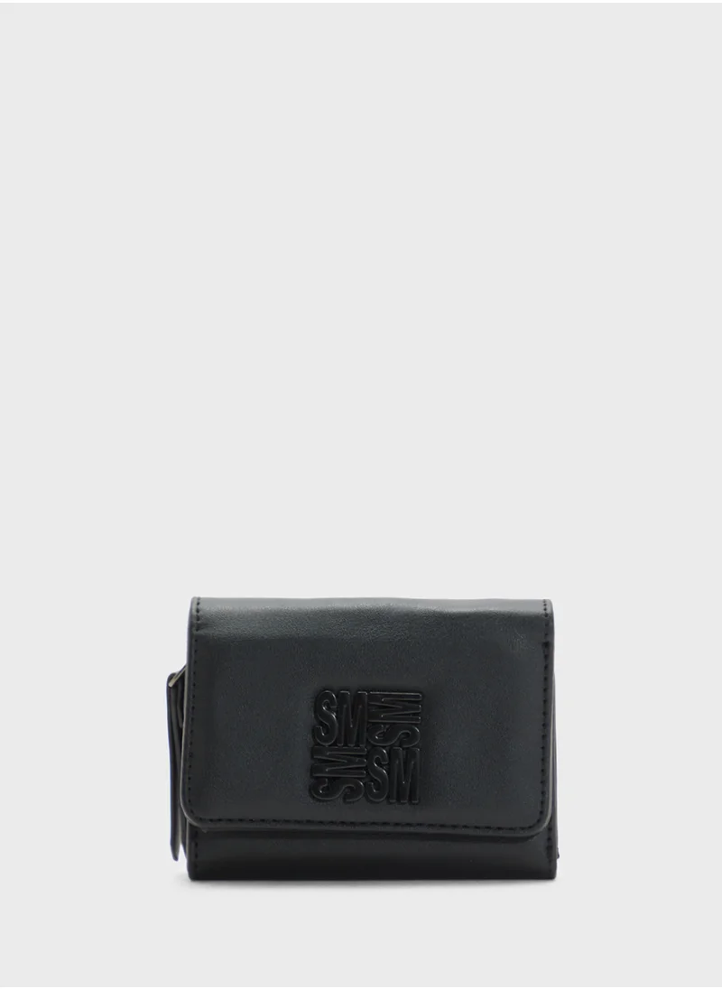 STEVE MADDEN Bharber Logo Wallet
