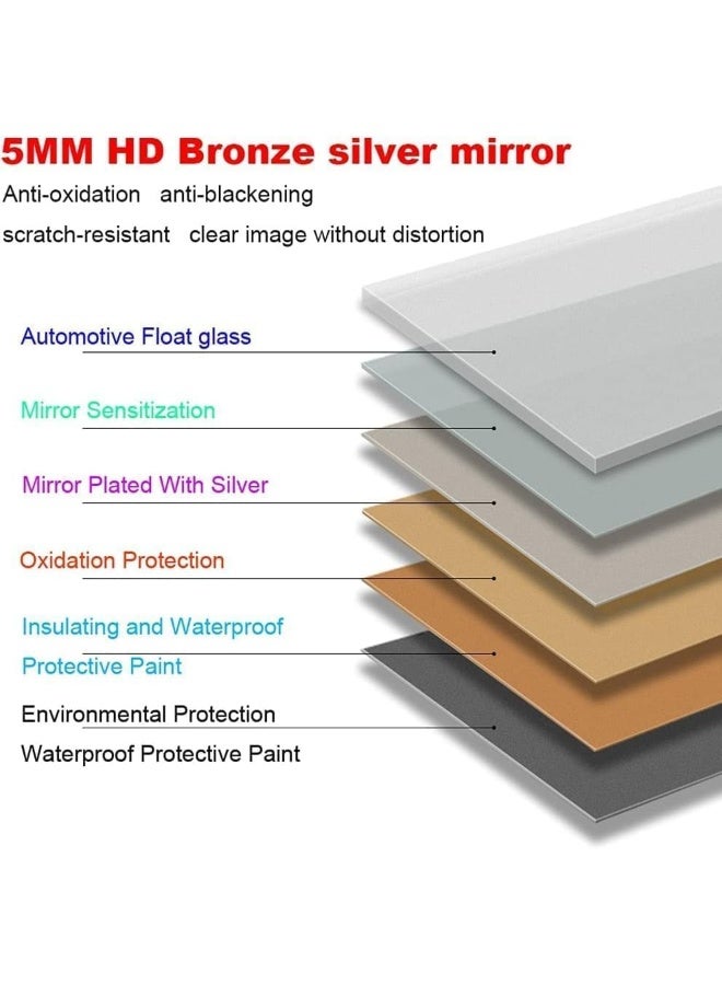 Decorhills White Light Round LED Bathroom Mirror - Image 4