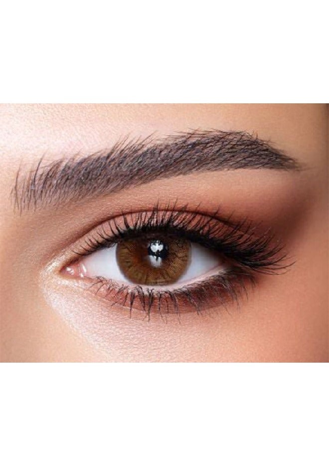 بيلا وان دي هازل هوني مجموعة من 10 عدسات لاصقة ملونة للاستخدام اليومي للجنسين عدسات لاصقة تجميلية - Image 1