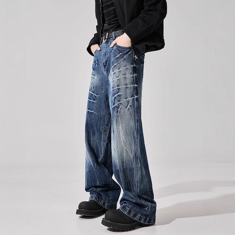 Unisex Casual Daily Denim Jeans - Image 4