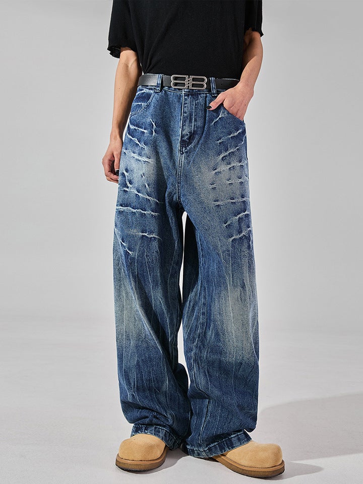Unisex Casual Daily Denim Jeans - Image 1