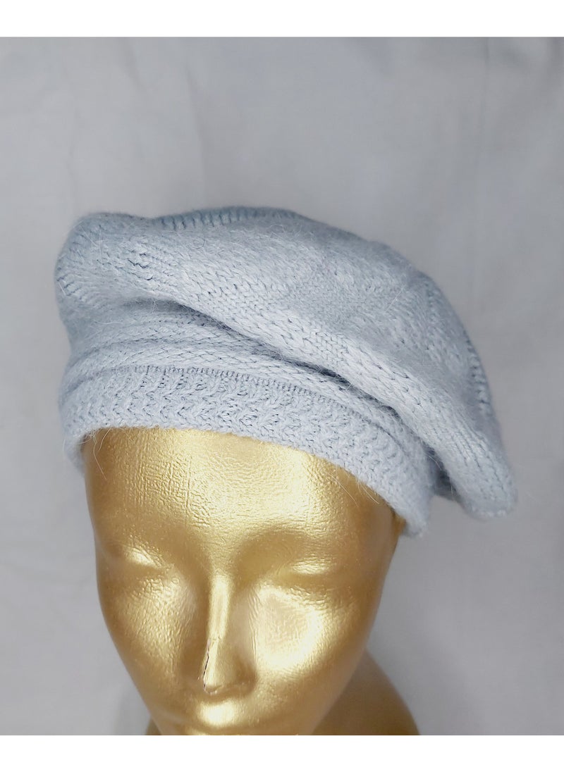 Generic - Knitted wool beret cap - Image 1