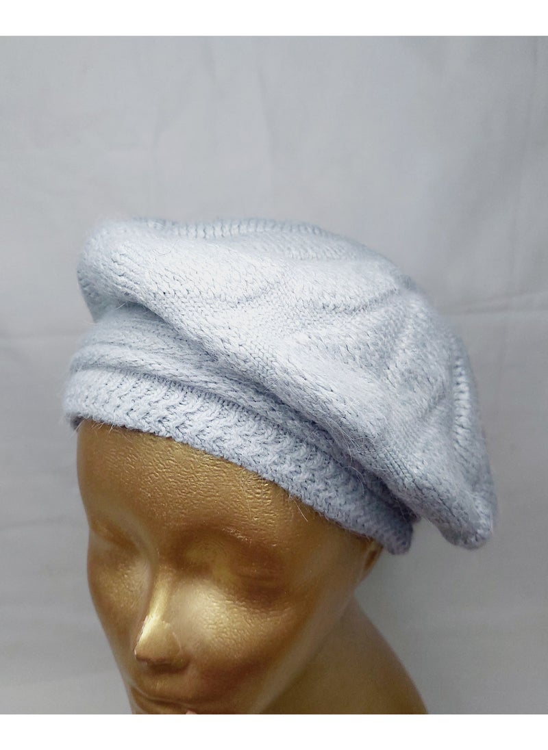 Generic - Knitted wool beret cap - Image 1