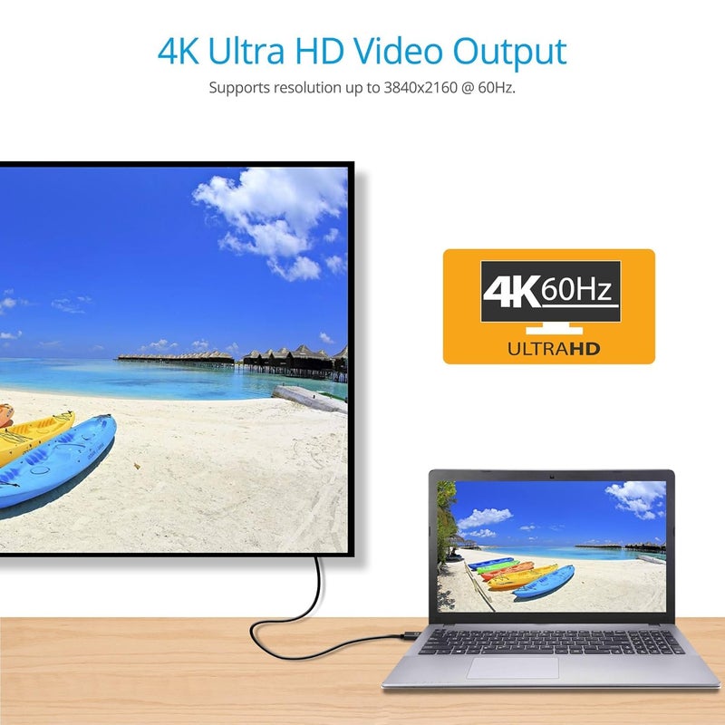 OG X NEXSA NEXSA Mini DisplayPort to DisplayPort (Thunderbolt to DP) Cable Male to Male 4K Ready - 6 Feet, Black - Image 3