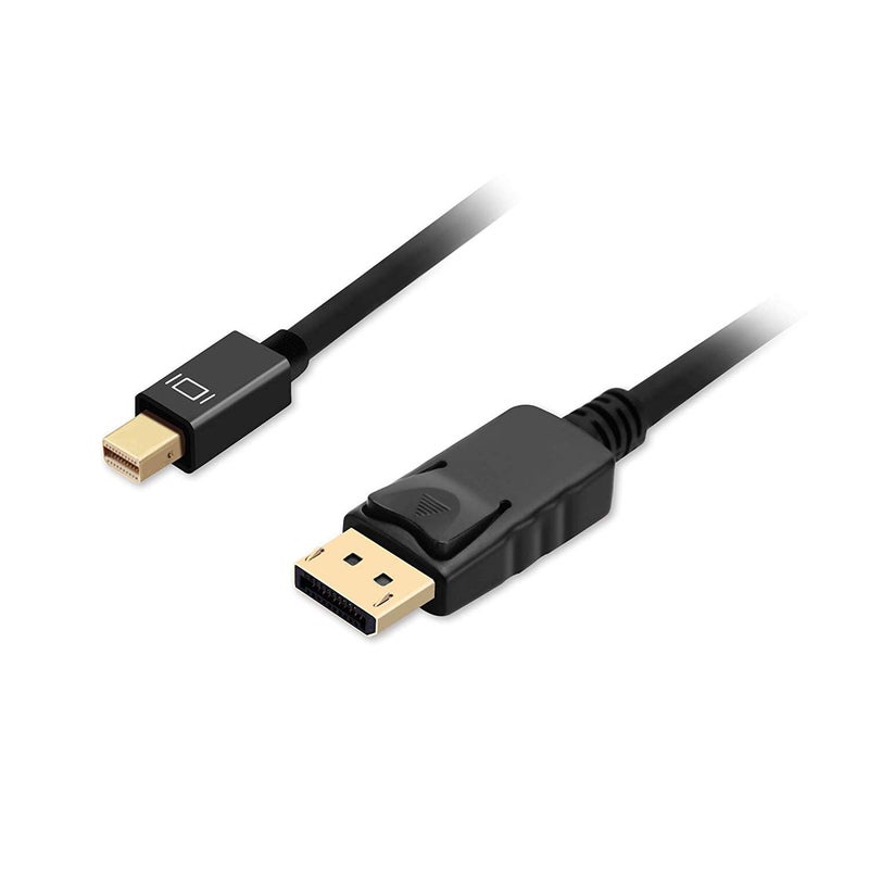 OG X NEXSA NEXSA Mini DisplayPort to DisplayPort (Thunderbolt to DP) Cable Male to Male 4K Ready - 6 Feet, Black - Image 1