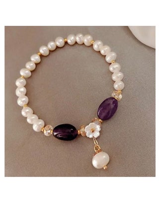 اسوارة نسائية مصنوعة من اللؤلؤ وحجر الاميثيست - pzsku/Z14E397B72B6113505247Z/45/_/1670233775/3647e59d-b2a3-4ce1-b45e-e6ba12f47c6f