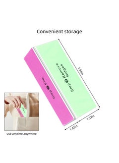 SKYPIA SKYPIA 2 Packs 4 Way Nail Buffer Block Nail Files and Buffers, Smooth & Buff & Shine Professional Nail Files (2 Counts)  - Image 5