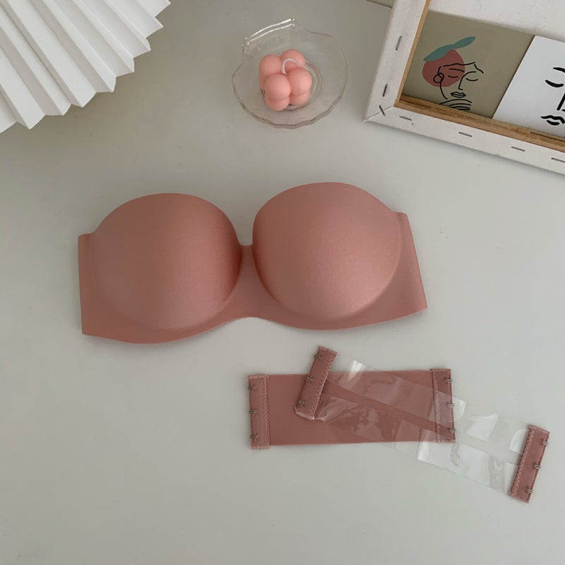Summer Gather Korean Bralette Seamless Lingerie for Women Black  - Image 4