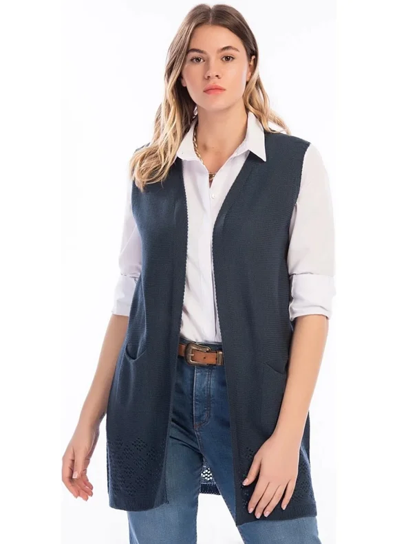 Işılda Fashion Women's Clothing Pocket Mother's Vest