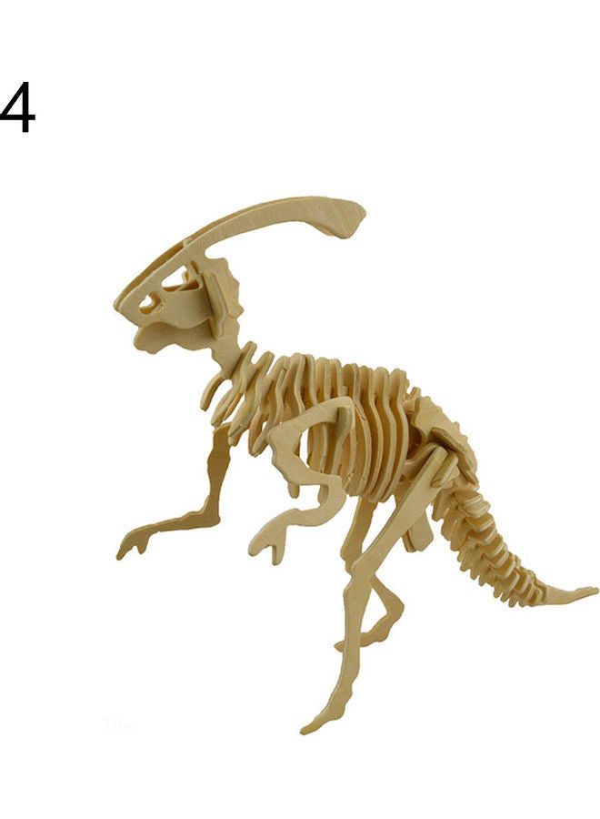 NIBEMINENT Wooden Dinosaur Skeleton 3D Puzzle