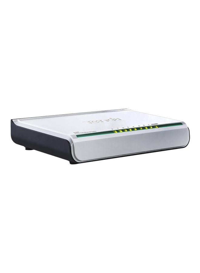 Tenda S108 8 Port Fast Ethernet Switch White/Blue - Image 1