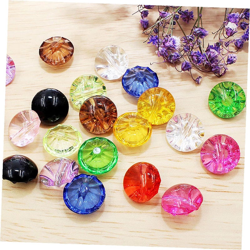 Red Crystal Sewing Buttons 50pcs DIY Fasteners for Sweater Coat Clothes Craft Supplies - Image 5