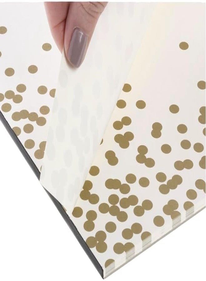 Hester & Cook Kitchen Papers Gold Confetti Disposable Paper Placemats for Table - 18 Sheets American Made - Image 5