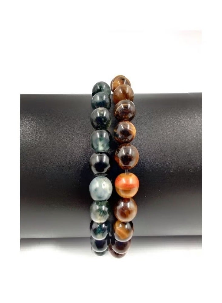 دريمزون طقم اساور من العقيق مكون من قطعتين - Image 1