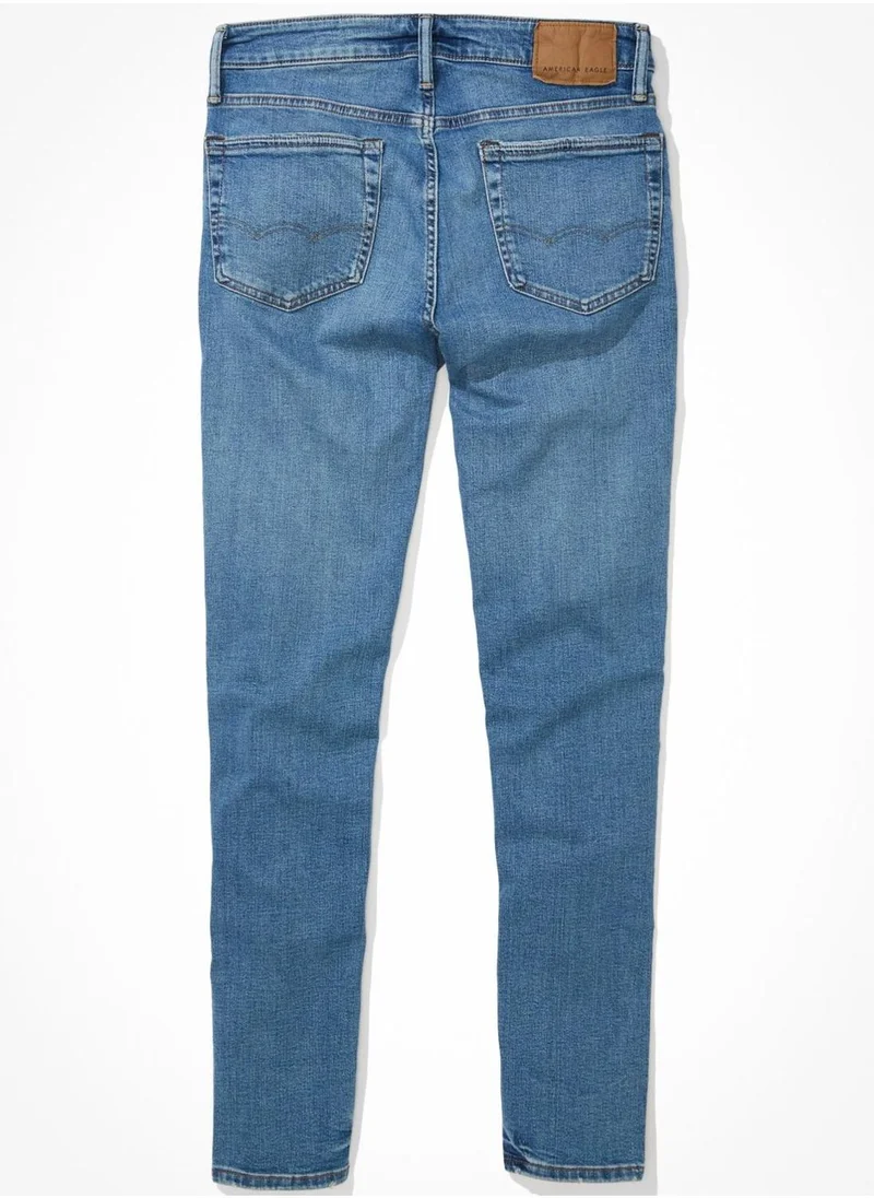 امريكان ايجل Light Wash Skinny Fit Jeans