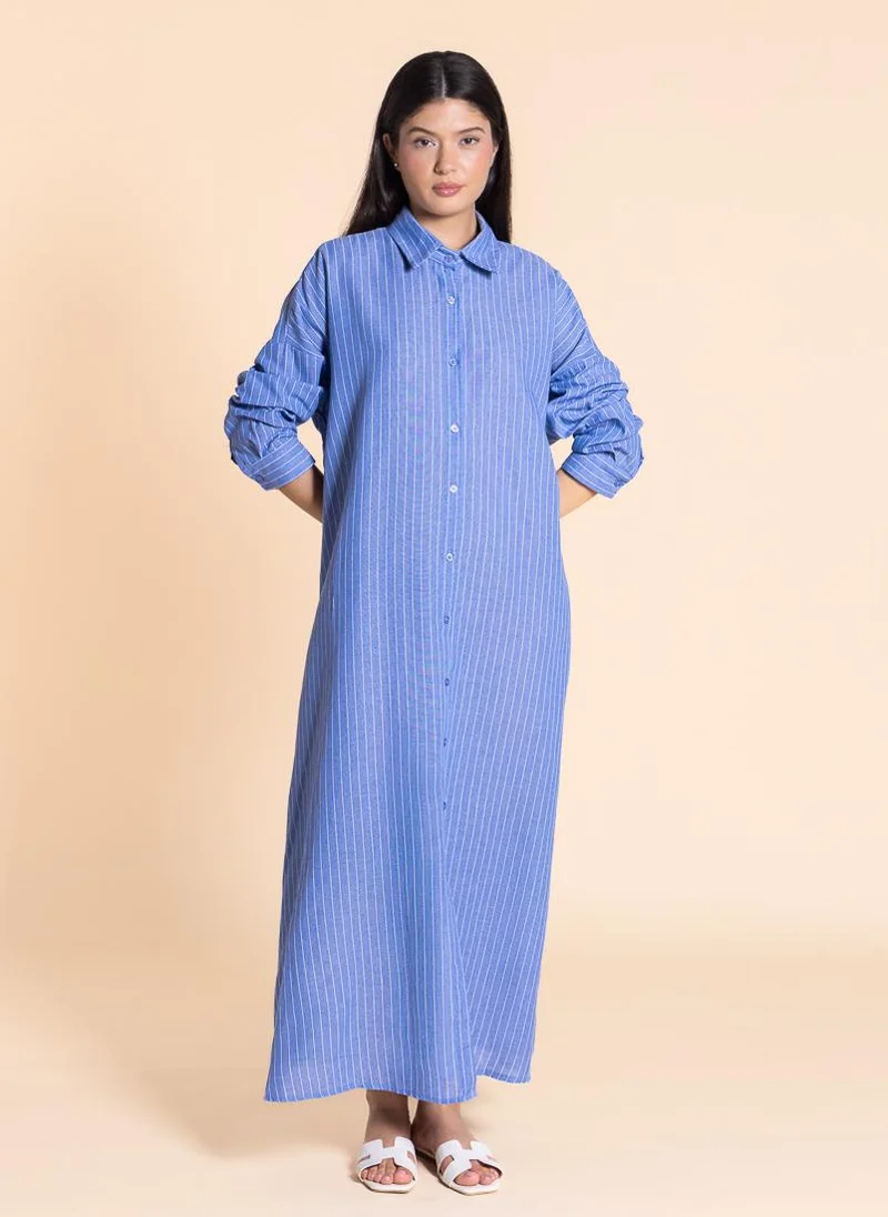 شايبس MAXI COMFORT SHIRT DRESS