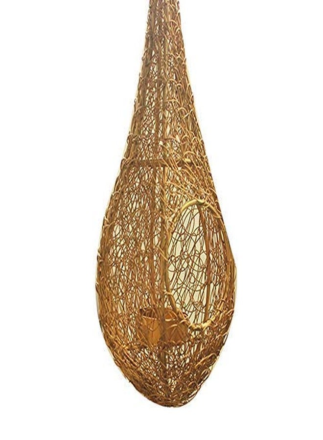 Brass Gallery حامل شموع معلق على شكل عش طائر من النحاس (التصميم 1) - Image 2