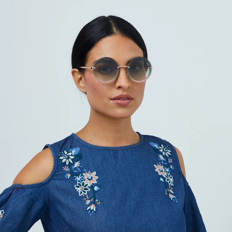 Blackout Women's BlackOut RISE - Round - Rimless - Sunglasses