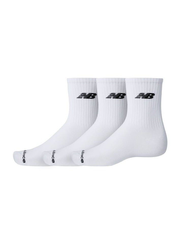 New Balance 3 Pack Everyday Lightweight Quarter Crew Socks - Image 1