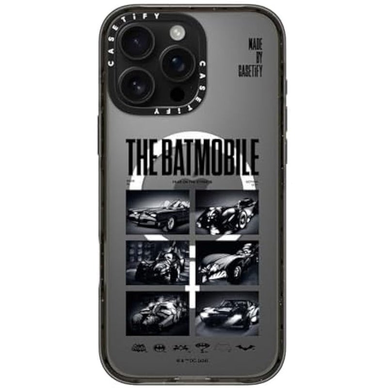 Casetify Impact iPhone 16 Pro Max Case 【Batman Co-Lab / 4X Military Grade Drop Tested / 8.2ft Drop Protection/Compatible with Magsafe】 - The Bat Mobile - Clear Black - Image 2