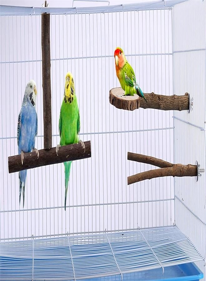 Birds, logs, poles, branches, standing, chewing and biting toys-3-piece set - Image 5