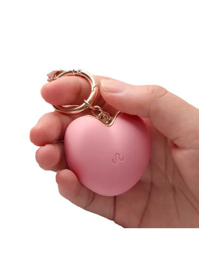 Compact Vibrating Face and Eye Massager, Mini Ring Personal Massager for Facial Muscle Tightening, Anti-Aging, Reduce Dark Circles, Relieve Eye Puffiness and Fatigue, Pink - Image 3