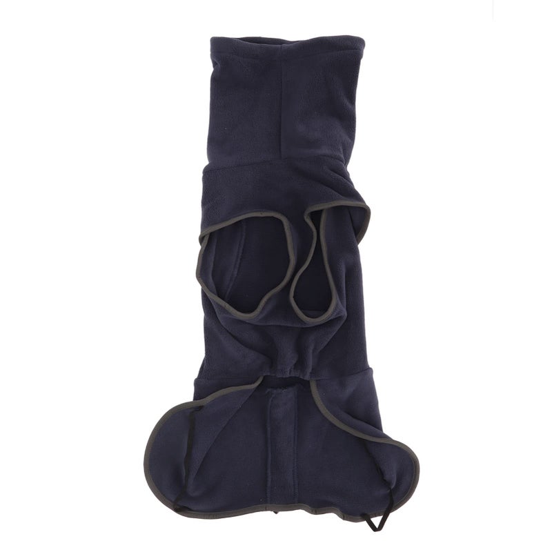 XXL Winter Dog Jacket Warm Thickening Stretch Coat With Elastic Leg Straps Open Crotch Design Navy Blue - Image 2