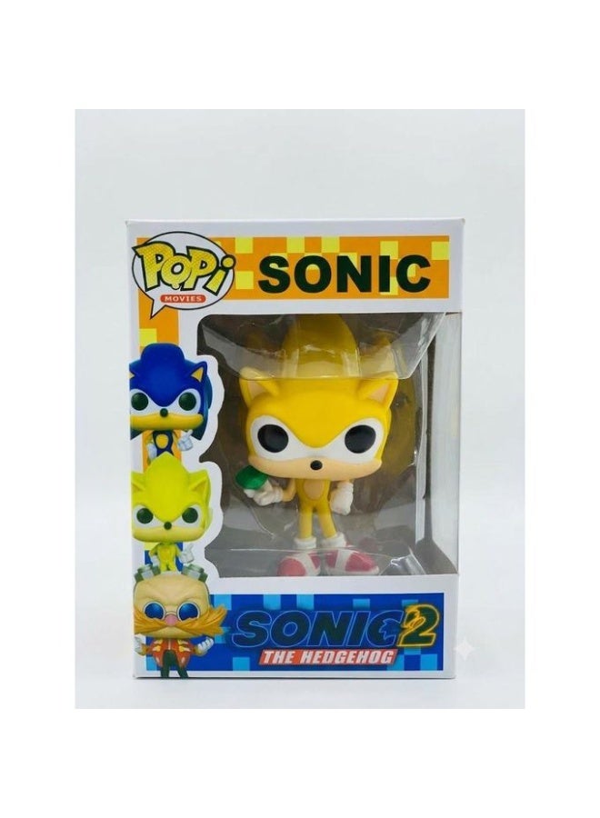 مجسم فينيل قابل للتحصيل Funko Pop! سوبر سونيك من فيلم Sonic the Hedgehog 2 - Image 2