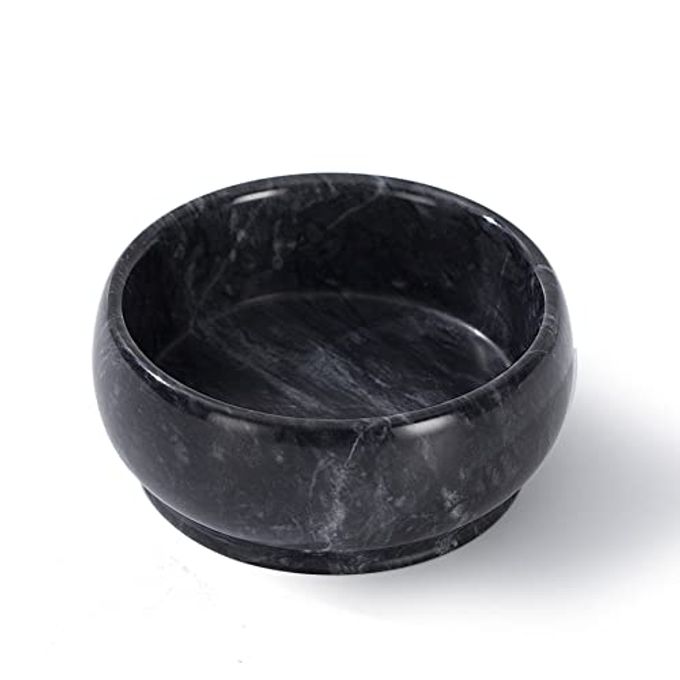 CM CHIC MONDAY 4.72 Inch Decorative Bowls Natural Marble Key, Coffee Table Centerpiece, Soap Serving, Incense Burner, Smudge Bowl - Image 4