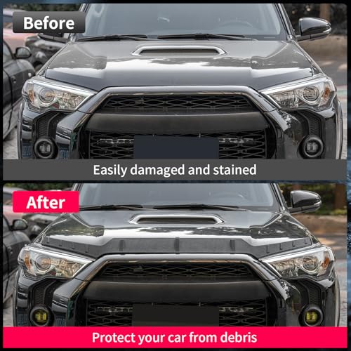 Zekzoop TPE Hood Protector Compatible with 20102024 Toyota 4Runner Hood Shield Hood Deflector Hood Guard for 2023 4 Runner Accessories - Image 3