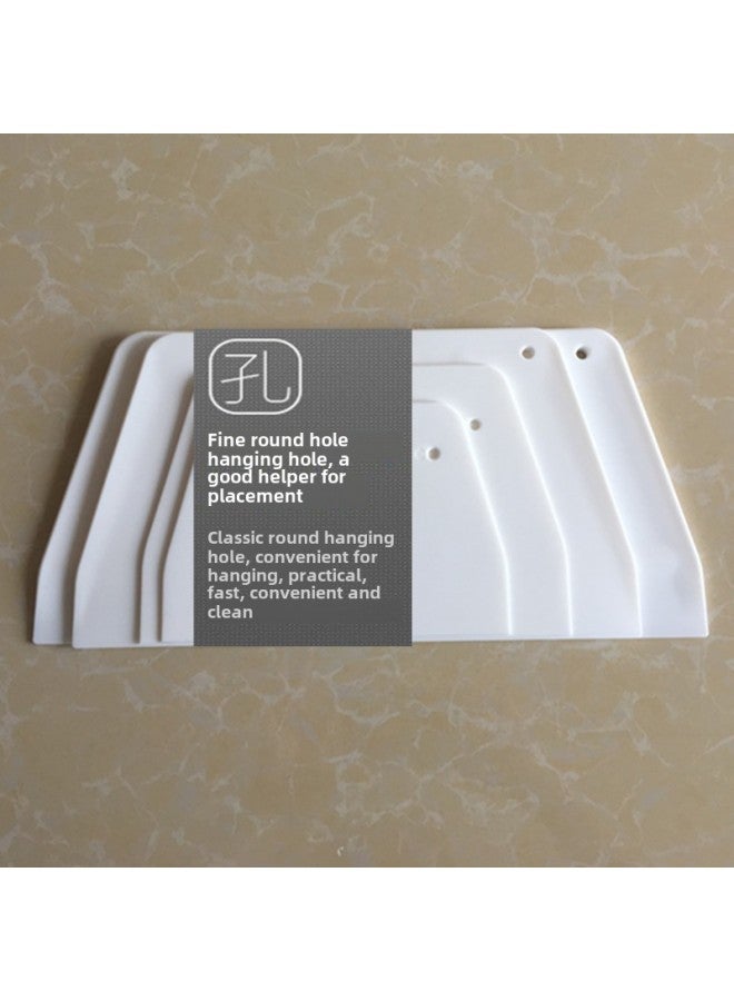 Fat Cat Plastic Rice Roll Scraper Extra Large Thickened PP Hard Dough Cutter Cream Cake Scraper Trapezoidal Commercial-Specifications:1213 Small (2/bag) - Image 3