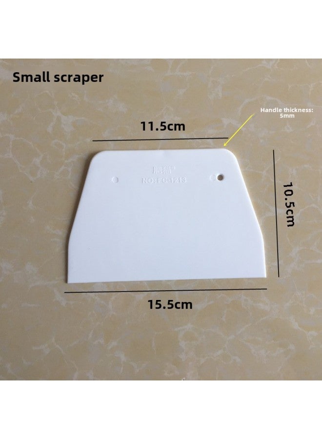Fat Cat Plastic Rice Roll Scraper Extra Large Thickened PP Hard Dough Cutter Cream Cake Scraper Trapezoidal Commercial-Specifications:1213 Small (2/bag) - Image 1