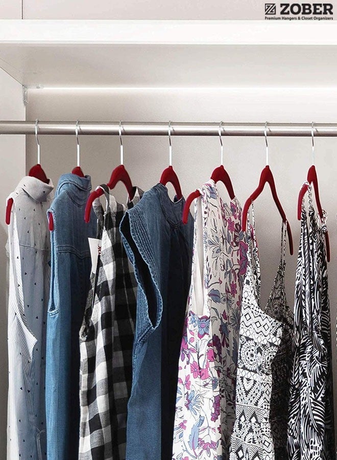 ZOBER Non Slip Velvet Dress Hangers - Image 5