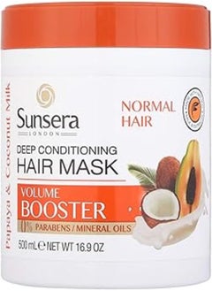 Sunsera Deep Conditioning Hair Mask with Papaya and Coconut Milk for Normal Hair - 500 ml - pzsku/Z14E4B53ED1FD4FB1DAA3Z/45/_/1722278790/545ec2af-614d-4c77-b4c2-fae2b354dd05